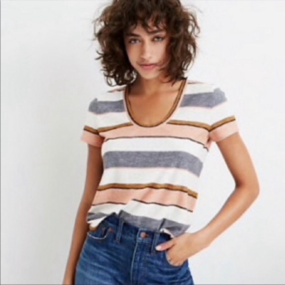 Madewell Alto Scoop Neck Tee